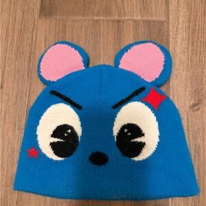 Cartoon Knit Beanie with Ears